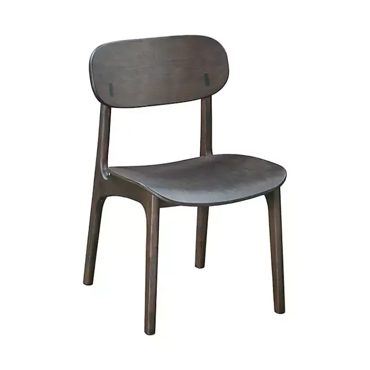 Kirklands Home Dark Mid-Century Modern Chairs, Set of 2 Brown Discount