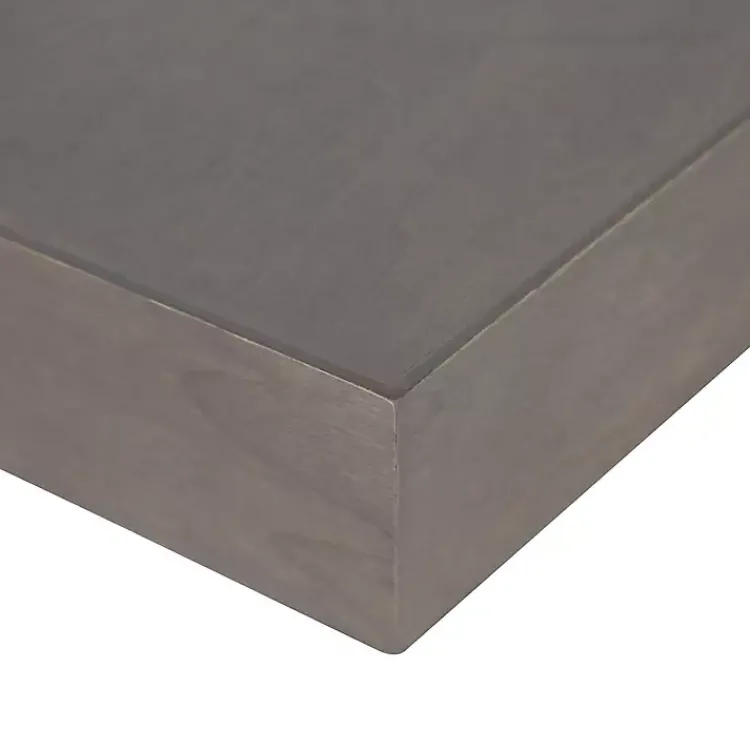 Kirklands Home Dark Brown Wood Floating Shelves, Set of 2 Hot