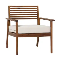 Kirklands Home Dark Brown Zane Outdoor Club Chair Online