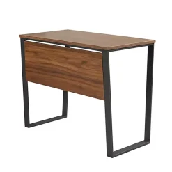 Kirklands Home Dark Coffee Wood Computer Desk Clearance