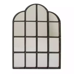 Kirklands Home Dark Crown Frame Windowpane Mirror Online