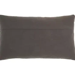Pillows>Kirklands Home Dark Beaded Deco Lumbar Pillow Gray