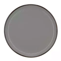 Kirklands Home Dark Leo Stoneware 16-pc. Dinnerware Set Gray Clearance