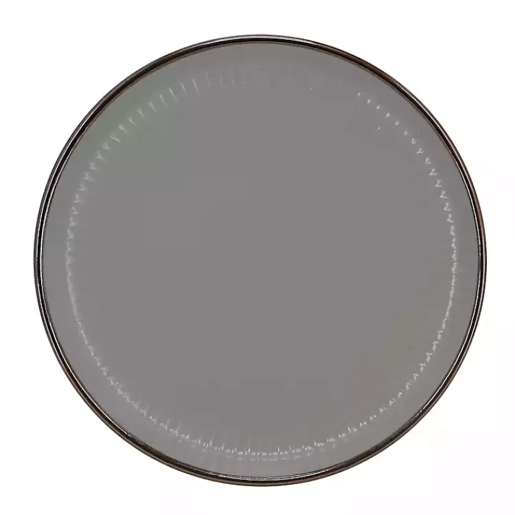Kirklands Home Dark Leo Stoneware 16-pc. Dinnerware Set Gray Clearance