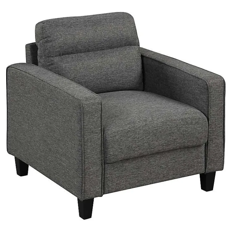 Kirklands Home Dark Performance Fabric Danna Accent Chair Gray Online