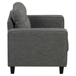 Kirklands Home Dark Performance Fabric Danna Accent Chair Gray Online