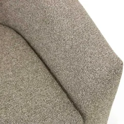 Kirklands Home Dark Tufted Swivel Barrel Accent Chair Gray Sale