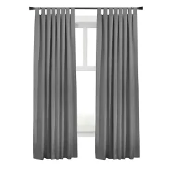 Kirklands Home Dark Ventura Blackout Curtain Panel, 95 in. Gray Sale