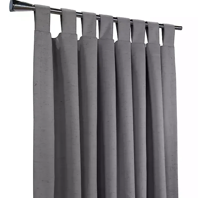 Kirklands Home Dark Ventura Blackout Curtain Panel, 95 in. Gray Sale