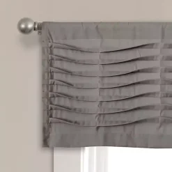 Kirklands Home Dark Wave Pattern Valance Gray Online