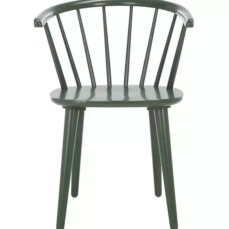 Kirklands Home Dark Blanchard Dining Chairs, Set of 2 Green Hot