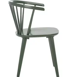 Kirklands Home Dark Blanchard Dining Chairs, Set of 2 Green Hot