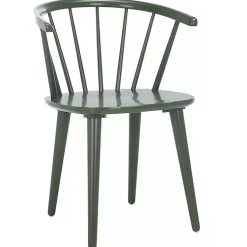 Kirklands Home Dark Blanchard Dining Chairs, Set of 2 Green Hot