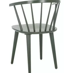 Kirklands Home Dark Blanchard Dining Chairs, Set of 2 Green Hot