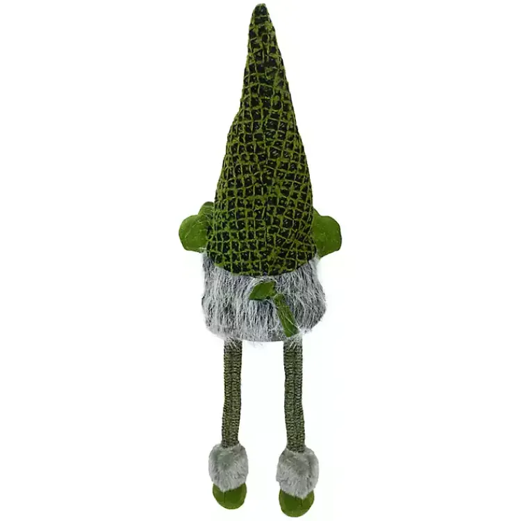 Christmas Decorations>Kirklands Home Dark Green Gnomette Shelf Sitter