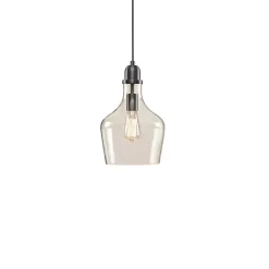 Kirklands Home Dark Metal Glass Avalon Pendant Light Gray Online