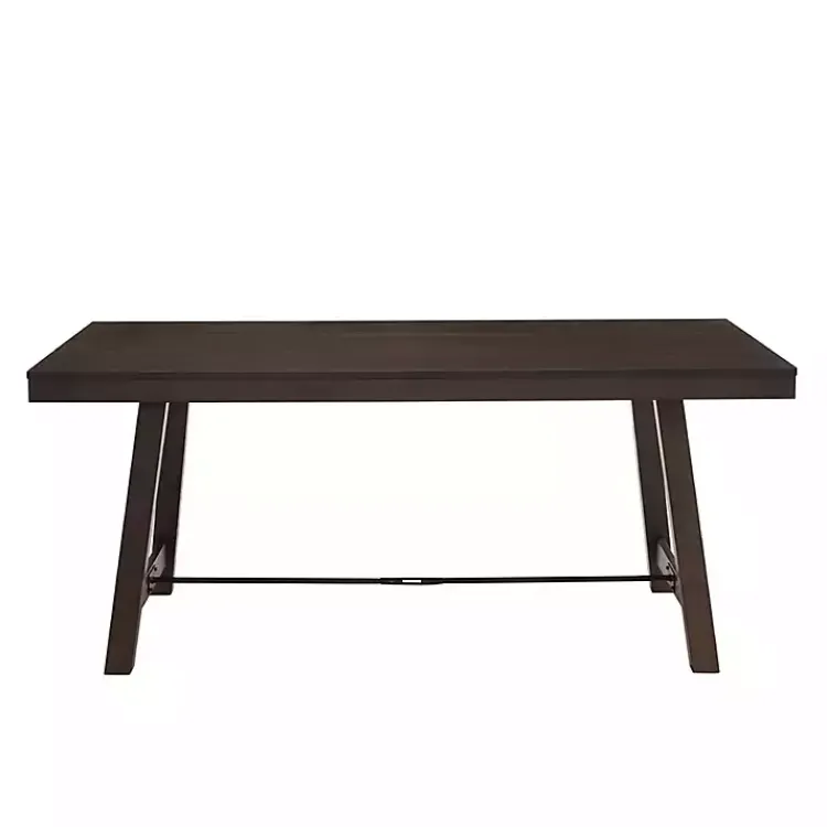Kirklands Home Dark Oak Wood Rustic Dining Table Hot