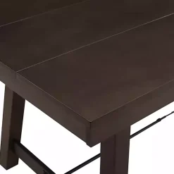 Kirklands Home Dark Oak Wood Rustic Dining Table Hot