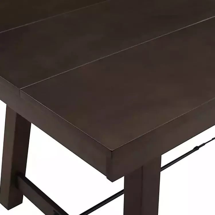 Kirklands Home Dark Oak Wood Rustic Dining Table Hot