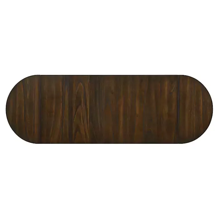 Kirklands Home Dark Walnut & White Wood Ema Counter Height Table Brown Clearance