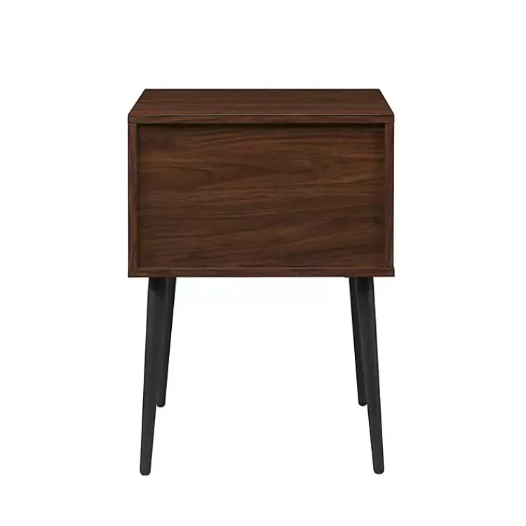 Kirklands Home Dark Walnut Open Storage Accent Table Brown Online