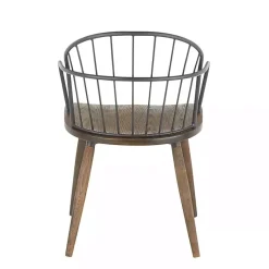 Kirklands Home Dark Walnut Wood Spindle Dining Chairs, Set of 2 Online