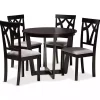 Kirklands Home Dark Wooden Interlocked Base 5-pc. Dining Set Hot