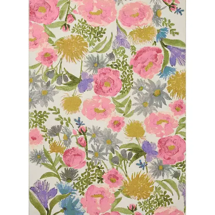 Kirklands Home Daylight Garden Party Indoor/Outdoor Rug, 7x11