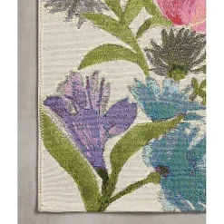 Kirklands Home Daylight Garden Party Indoor/Outdoor Rug, 7x11