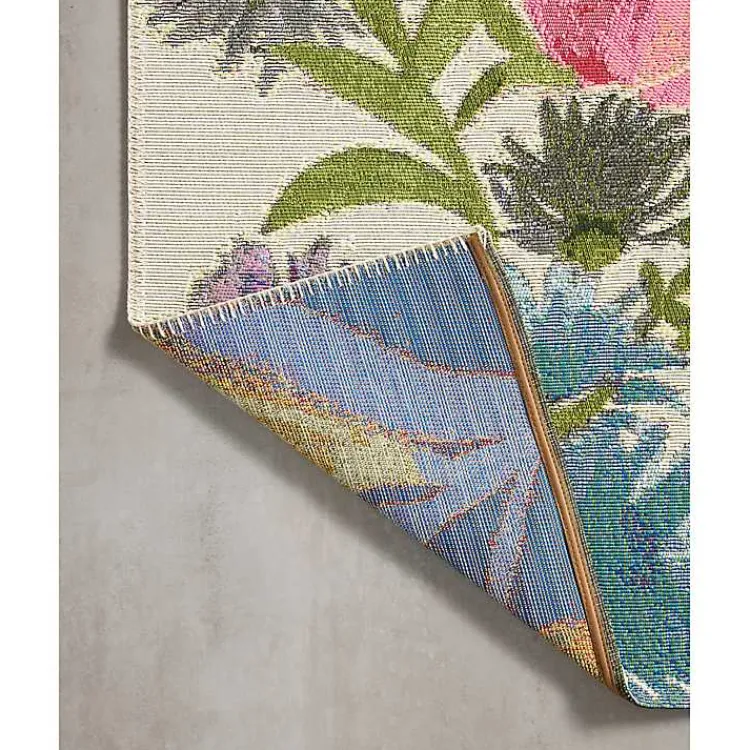 Kirklands Home Daylight Garden Party Indoor/Outdoor Rug, 7x11