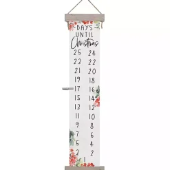 Christmas Art & Wall Decor>Kirklands Home Days Until Holly Hanging Wall Plaque