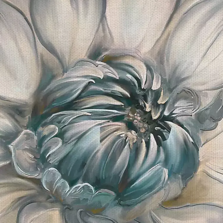Kirklands Home Daytime Blue Dahlia Canvas Art Prints, Set of 2 Clearance