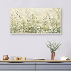 Kirklands Home Daytime Daises Framed Canvas Art Print New