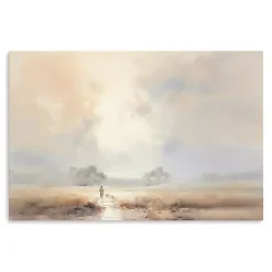 Kirklands Home Dear to the Shepherd Canvas Art Print Gray Discount