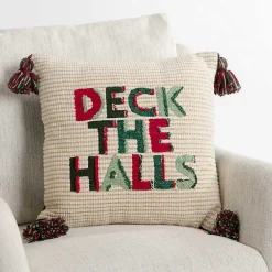 Pillows>Kirklands Home Deck the Halls Christmas Pillow