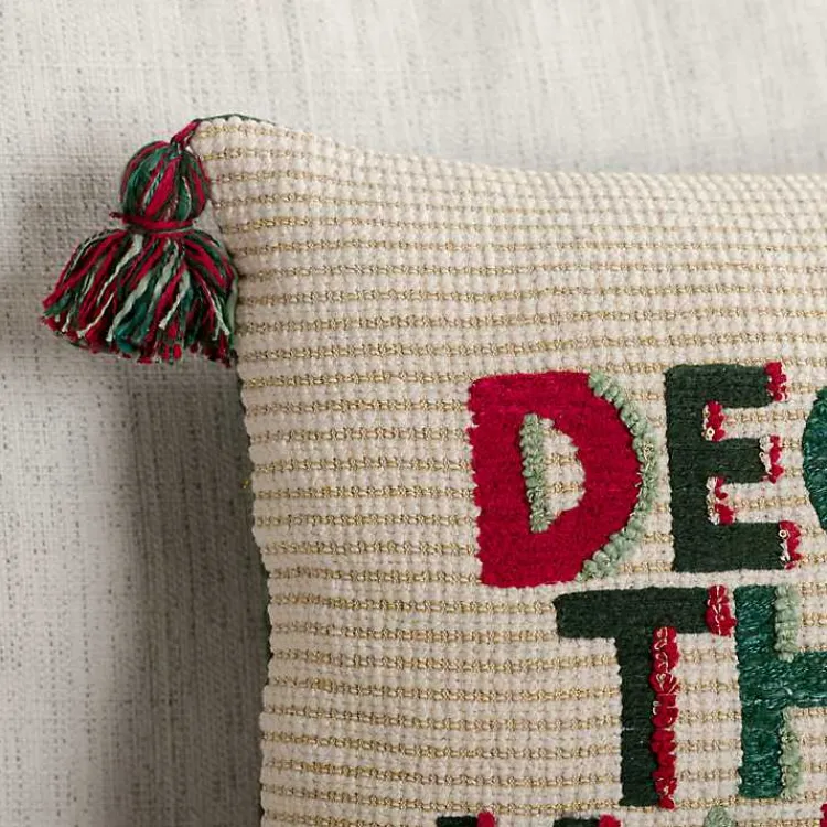 Pillows>Kirklands Home Deck the Halls Christmas Pillow