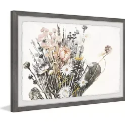 Kirklands Home Deckled Flowering Bundle Framed Art Print Discount