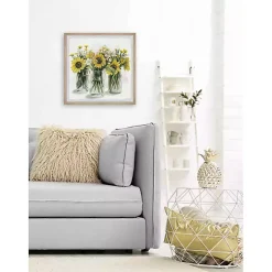 Kirklands Home Deckled Sunflower Trio Framed Art Print Online