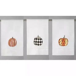 Fall>Kirklands Home Decorative Pumpkin Hand Towels, Set of 6