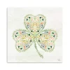 St Patricks Day Decorations>Kirklands Home Decorative Shamrock Canvas Art Print