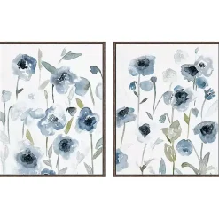 Kirklands Home Deep in Blue I & II Canvas Art Prints, Set of 2 Sale