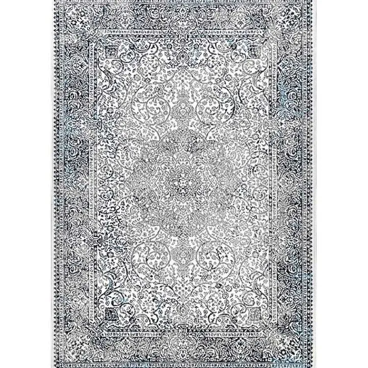 Kirklands Home Delany Persian Inspired Area Rug, 5x8 Blue Discount