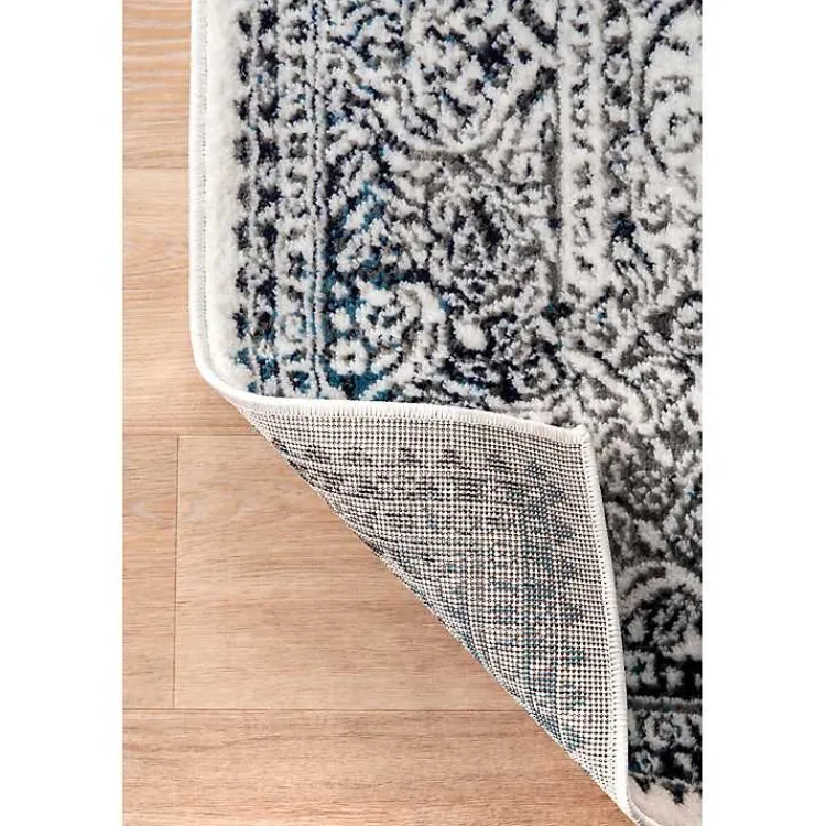 Kirklands Home Delany Persian Inspired Area Rug, 5x8 Blue Discount