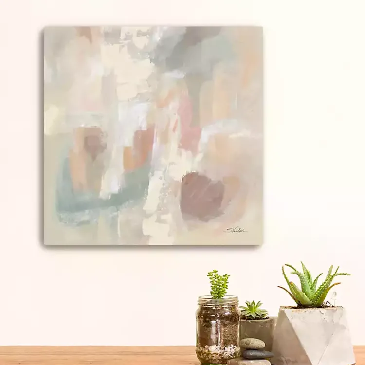 Kirklands Home Delicate Light Canvas Art Print, 20x20 in. New