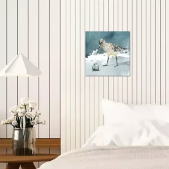 Kirklands Home Delray Sandpiper Canvas Art Print Blue Outlet