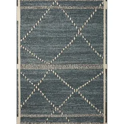Kirklands Home Denim Asymmetrical Tufted Area Rug, 7x10 Blue Best