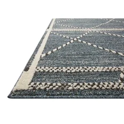 Kirklands Home Denim Asymmetrical Tufted Area Rug, 7x10 Blue Best