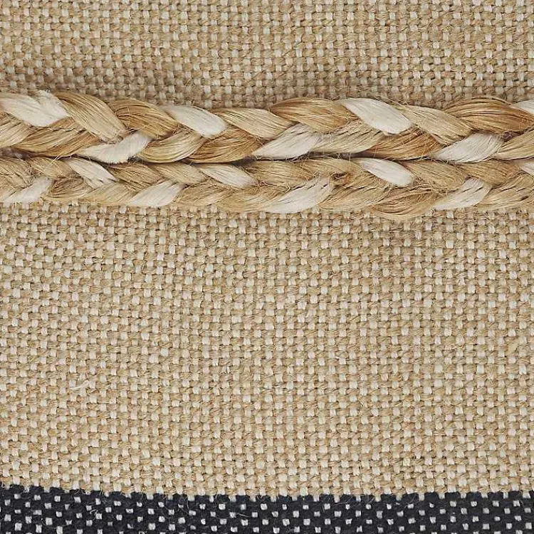 Pillows>Kirklands Home Denim Blue Braided Stripe Throw Pillow, 24 in.