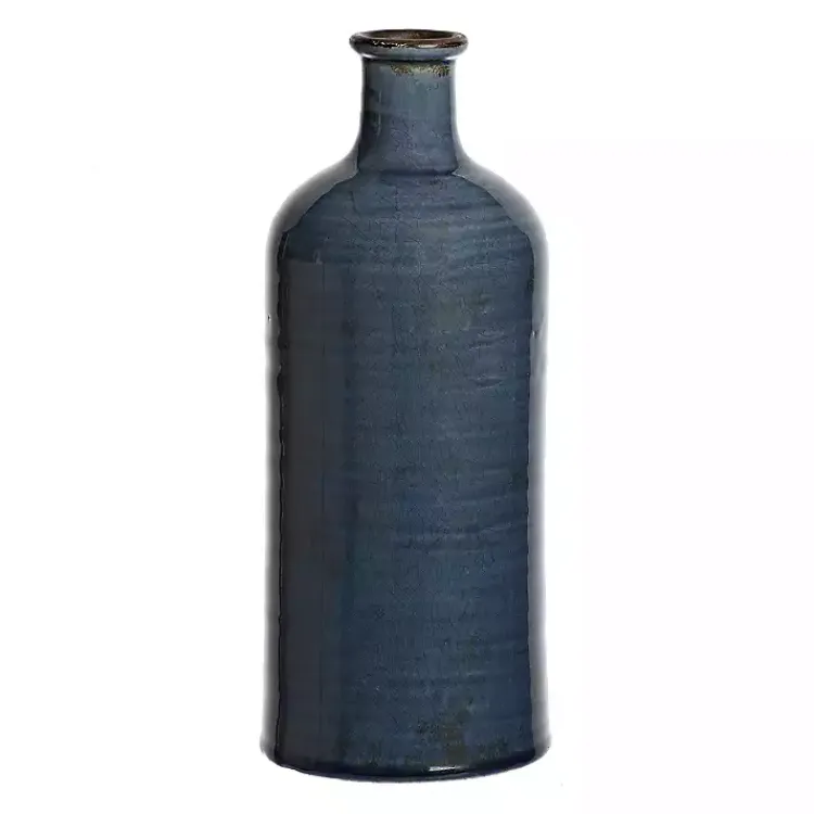 Vases>Kirklands Home Denim Ceramic Vase Blue