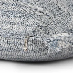 Kirklands Home Denim Contemporary Stripe Outdoor Throw Pillow Best